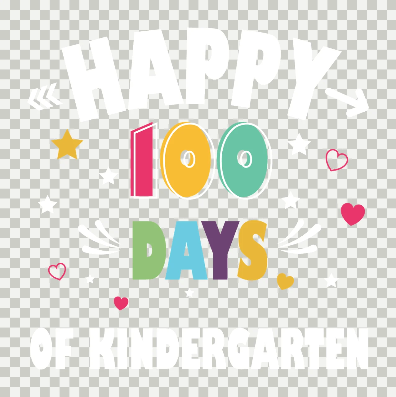 Can Glass Wrap 100 Days Colorful Typography transparency and detail preview thumbnail