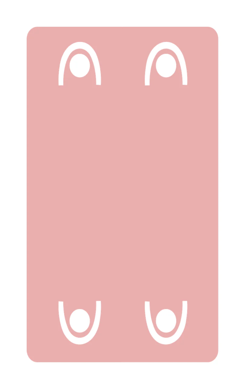 Card Rectangular Black Featuring Four Corner Icons rectangle