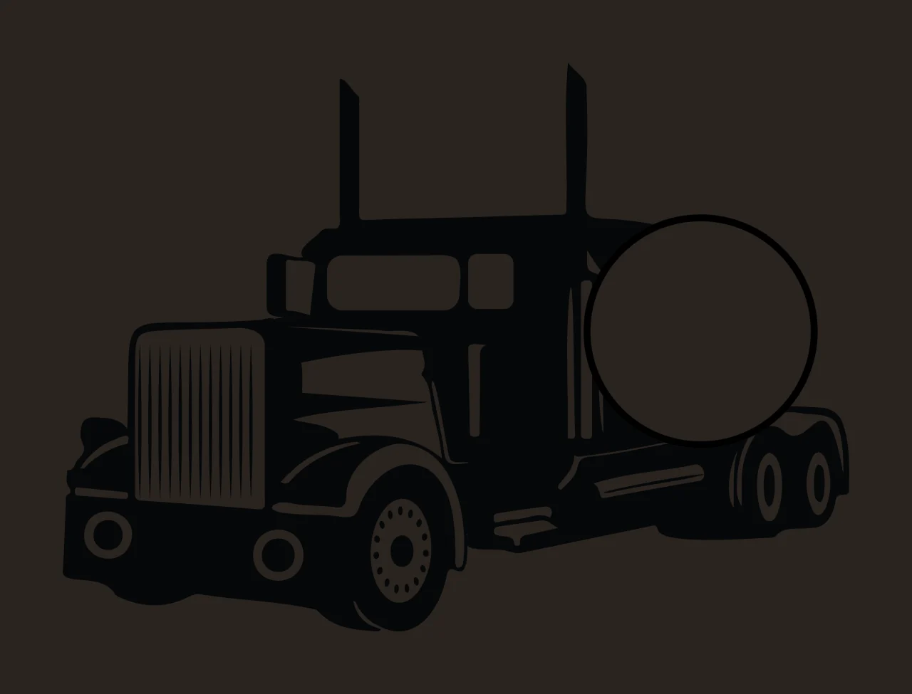 Semi Truck Monogram Character 02 pickup vehicle monster Variation contrast preview thumbnail