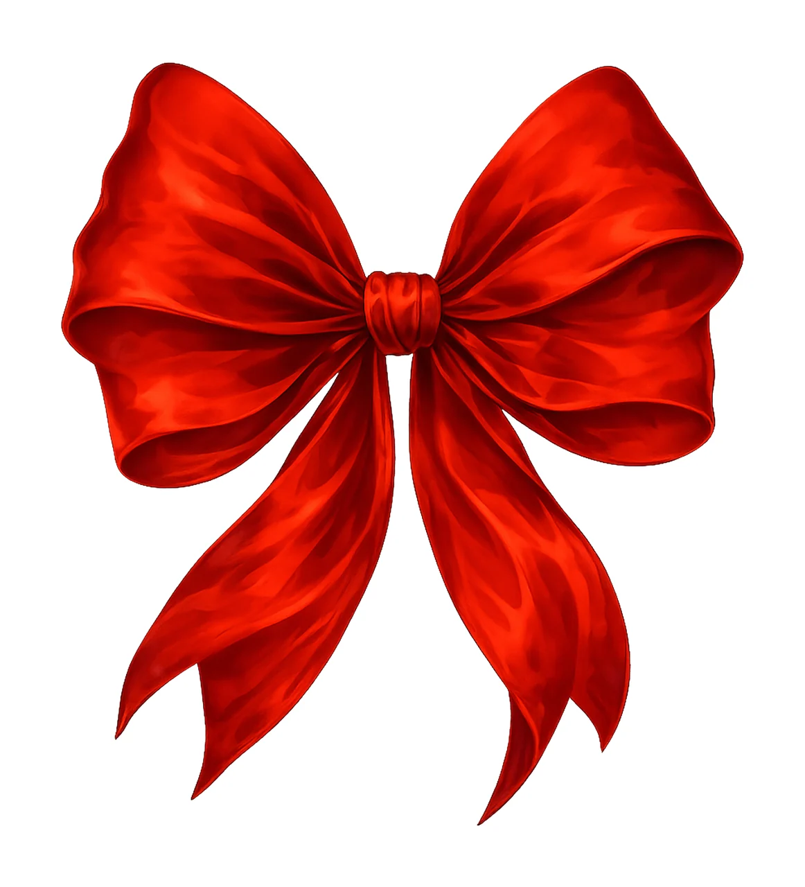 Watercolor red bow Artwork coquette cherry bow design bow