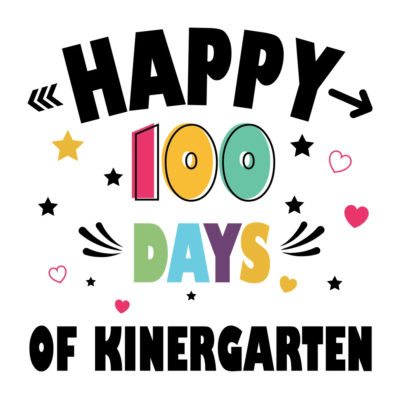 Can Glass Wrap Happy 100 Days Of Kinergarten