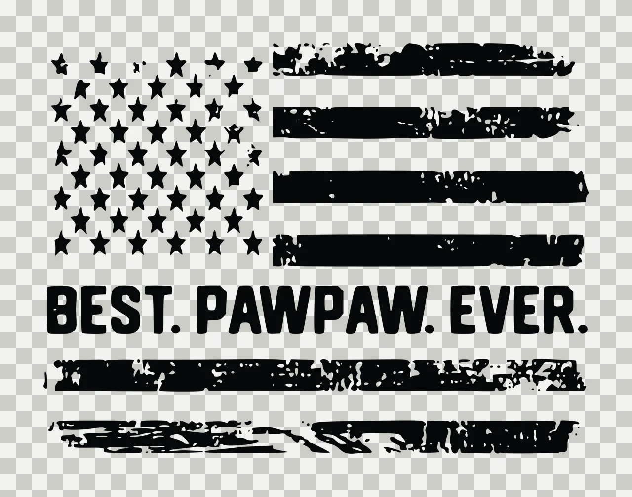 Best Flag Horizontal Graphic With Text Centered Below stars transparency and detail preview thumbnail