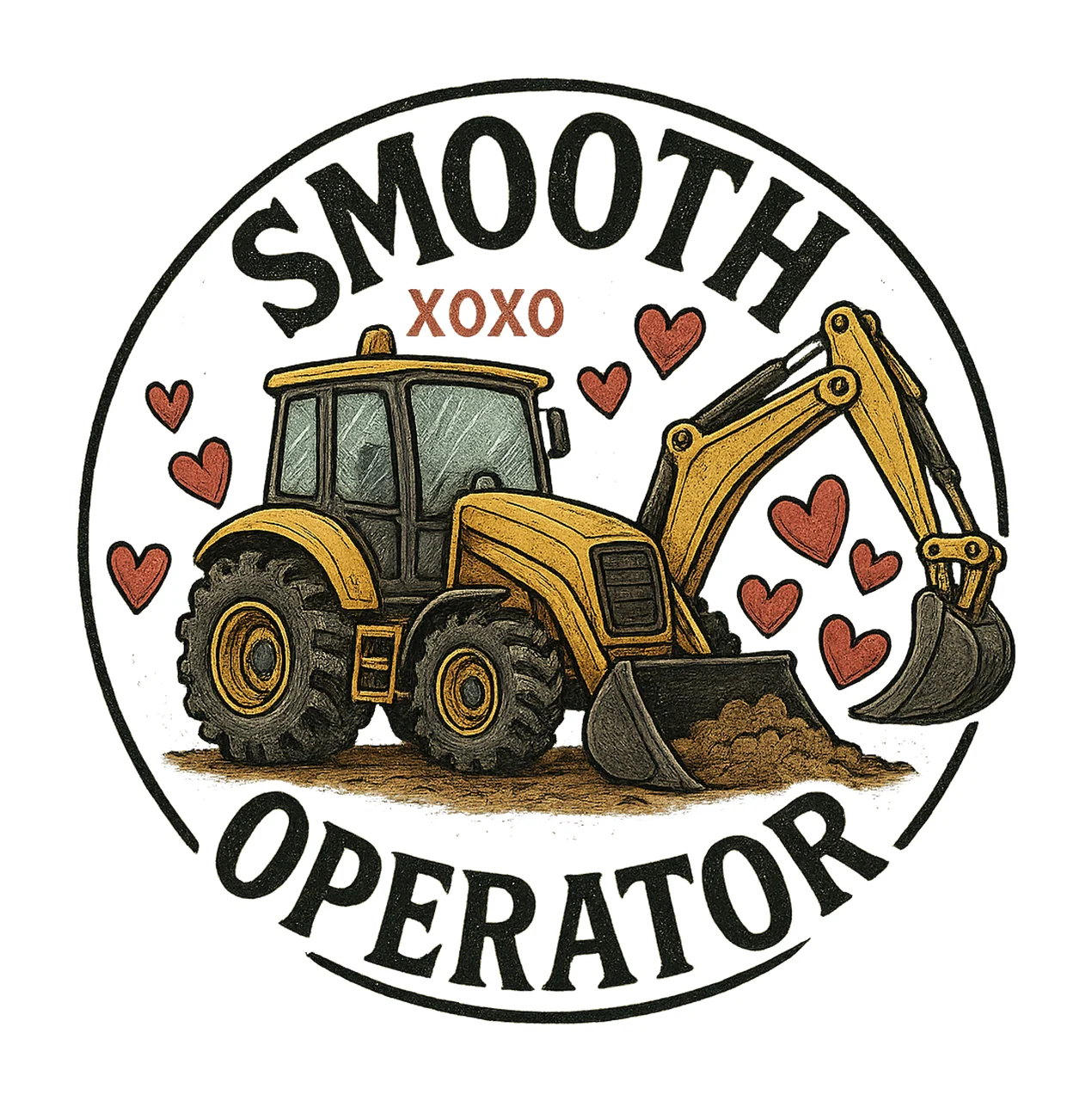 Smooth Operator Construction Sublimation Excavator Truck