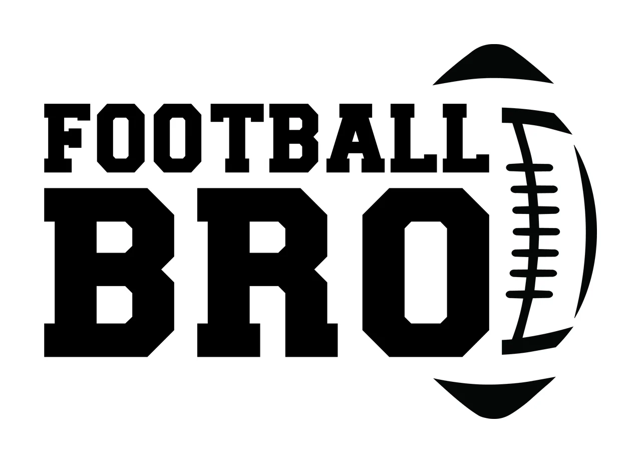 Football Bro Text With Side