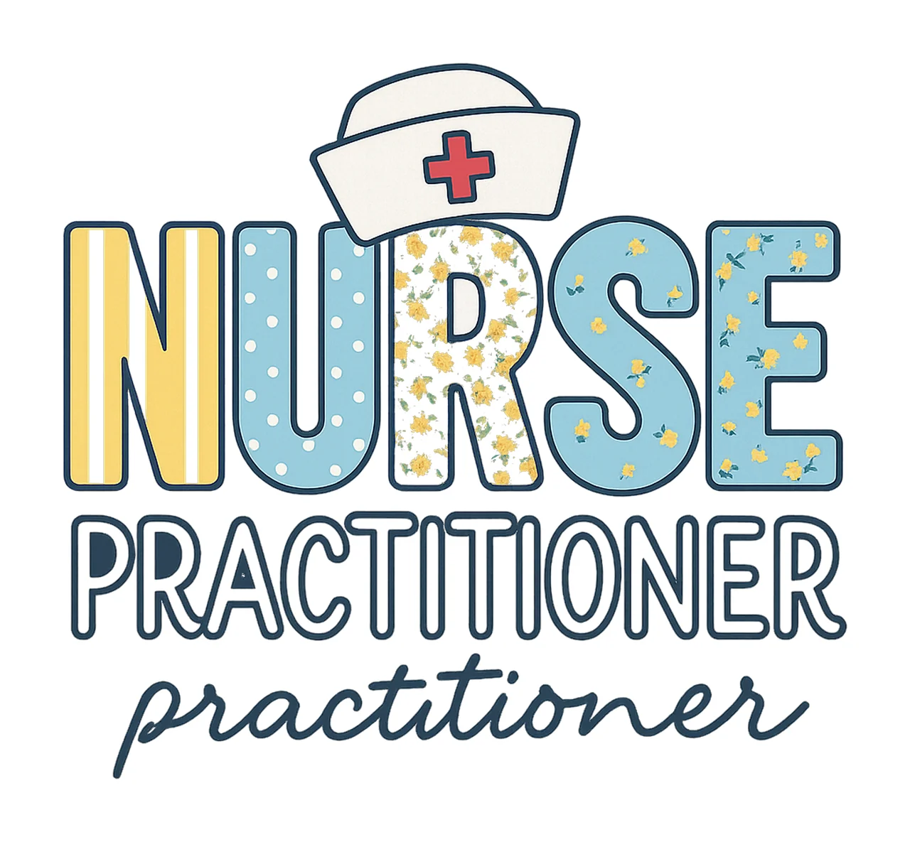 Floral Nurse Practitioner Shirt Nurse Appreciation Gift RN