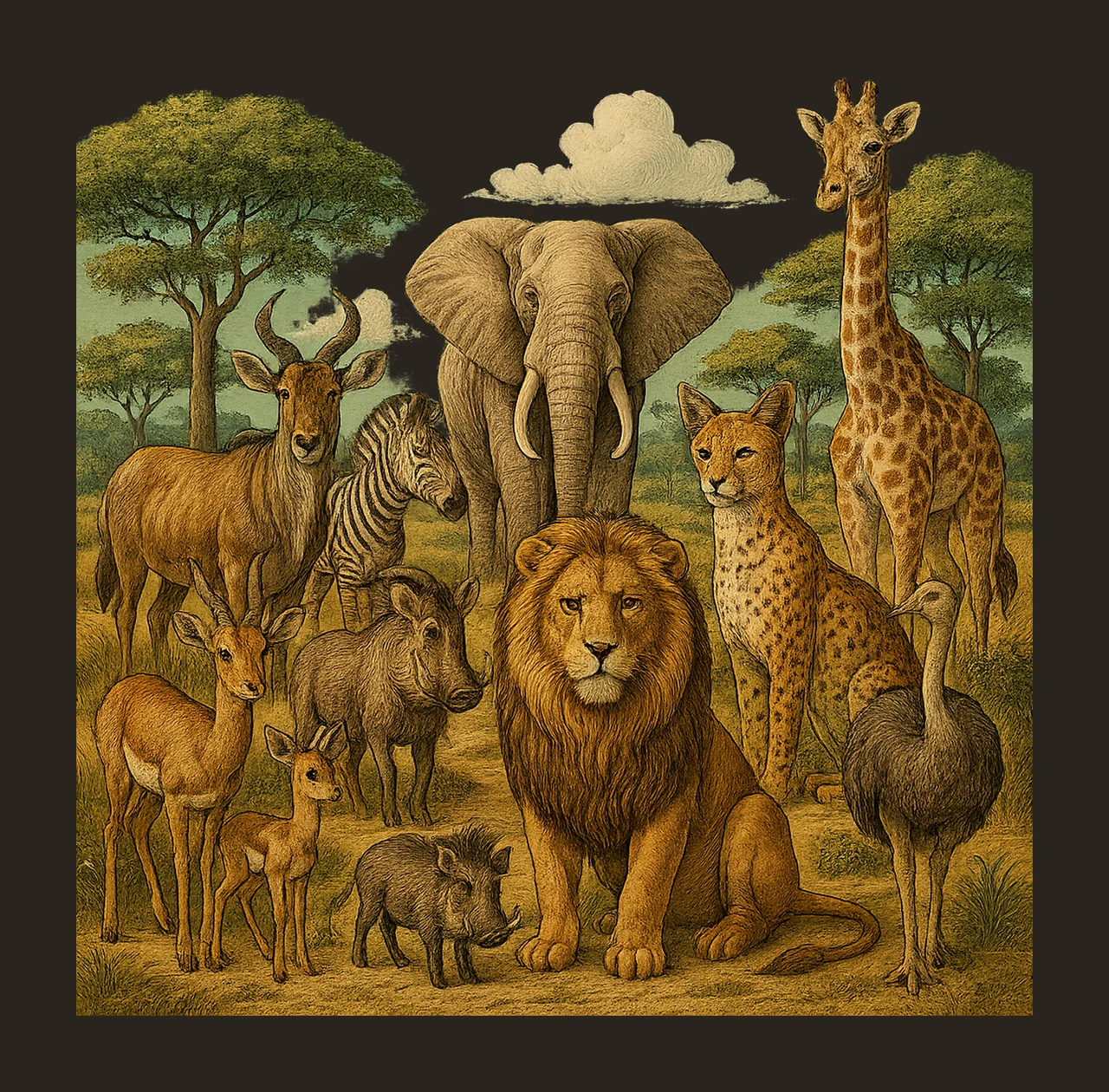 Safari sublimation design 20oz skinny tumbler wrap zoo contrast preview thumbnail