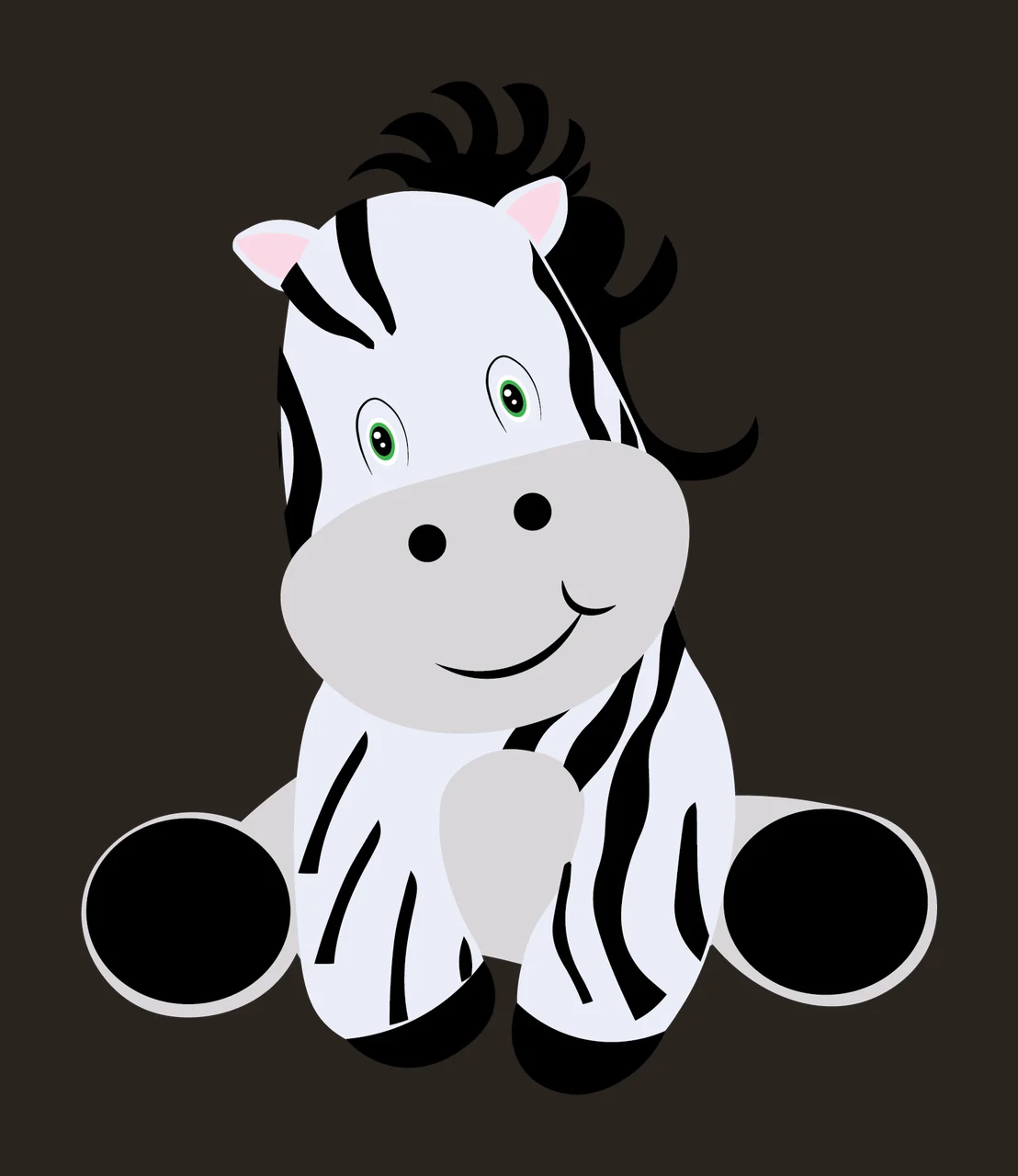 Animal Horse Silhouette Sitting Black Graphic mane tail monochrome contrast preview thumbnail