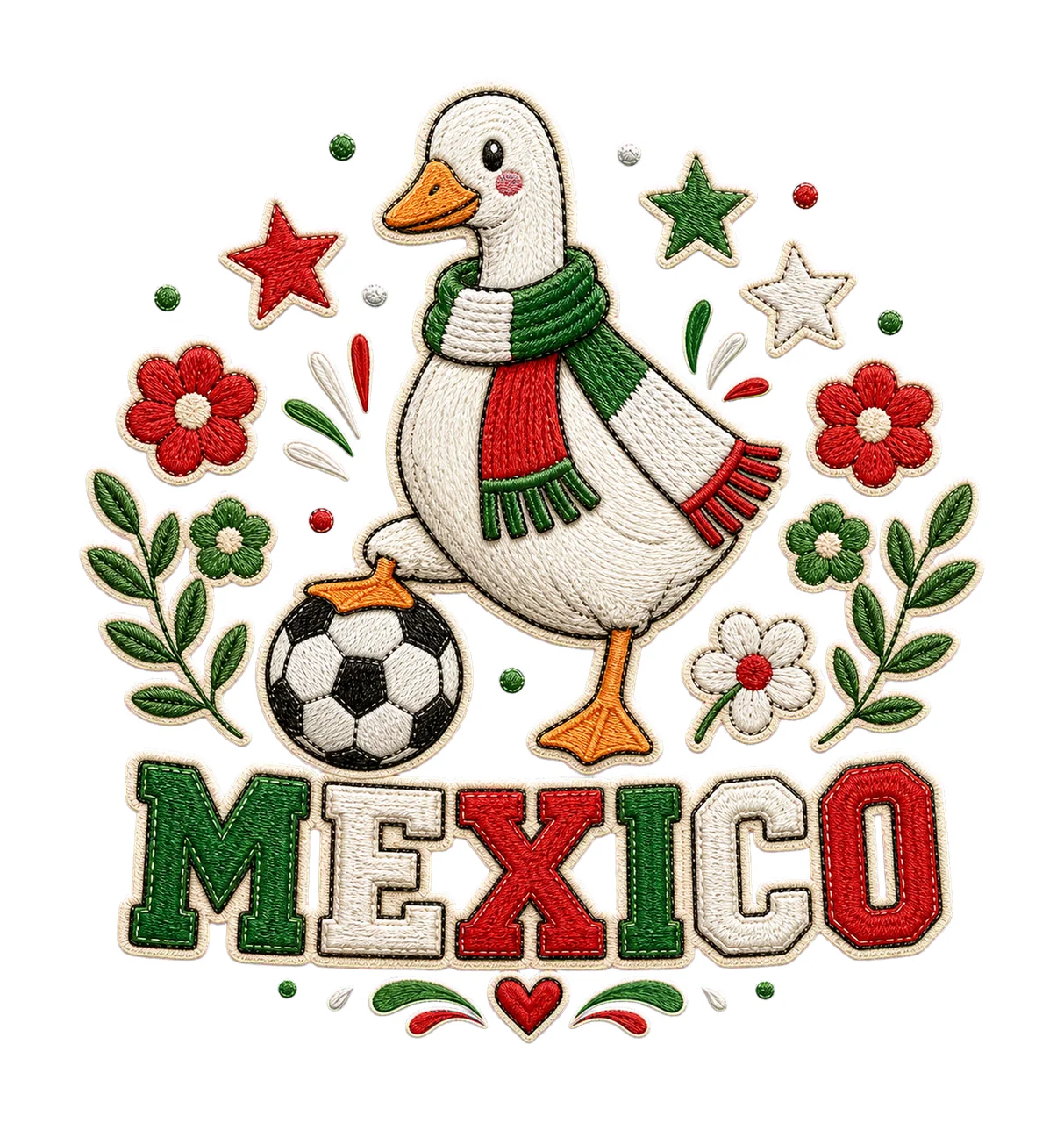 Mexico Soccer Goose sublimation instant shirt Variation A