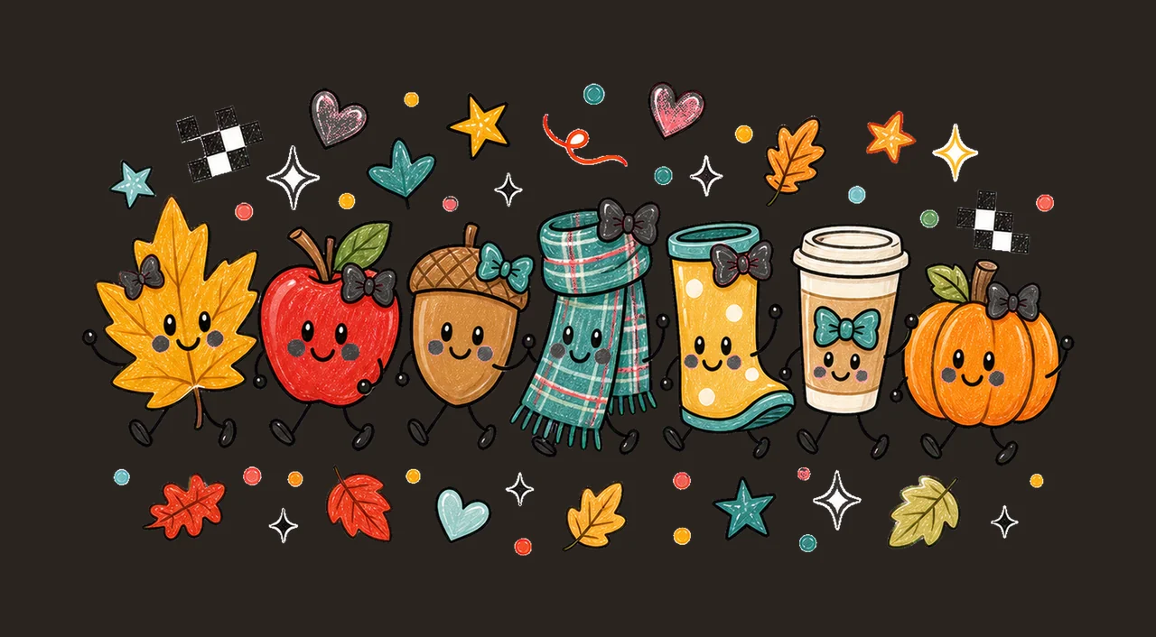 fall basics no halloween 01 walking lineup sublimation contrast preview thumbnail