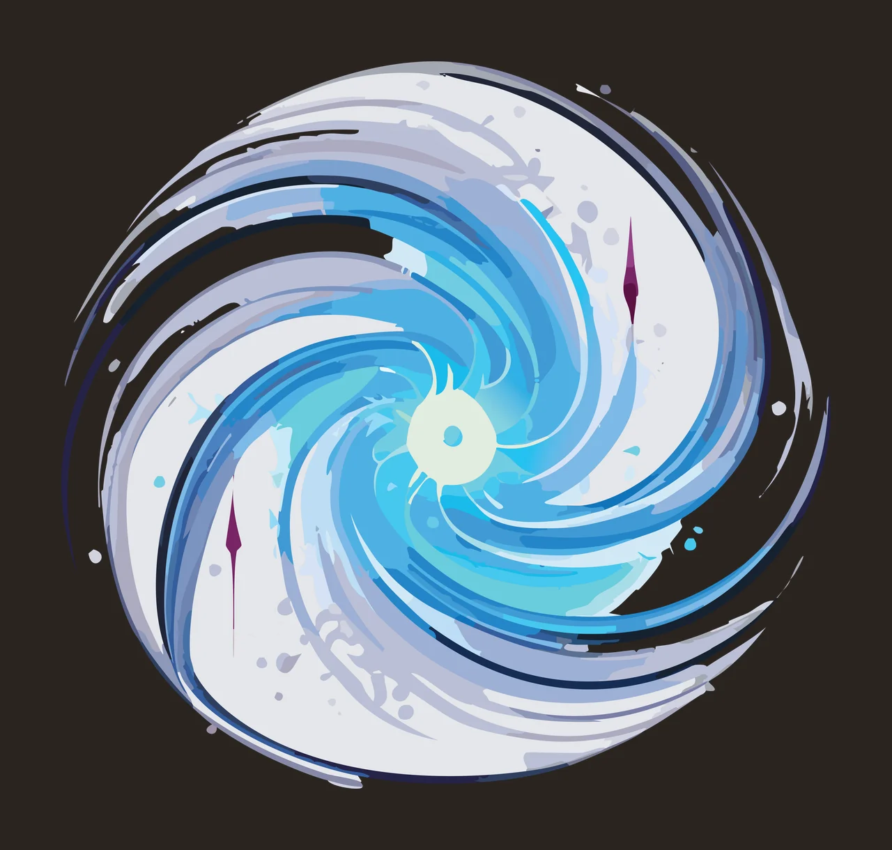 Black Circular Spiral Line Art Graphic swirling lines abstract contrast preview thumbnail