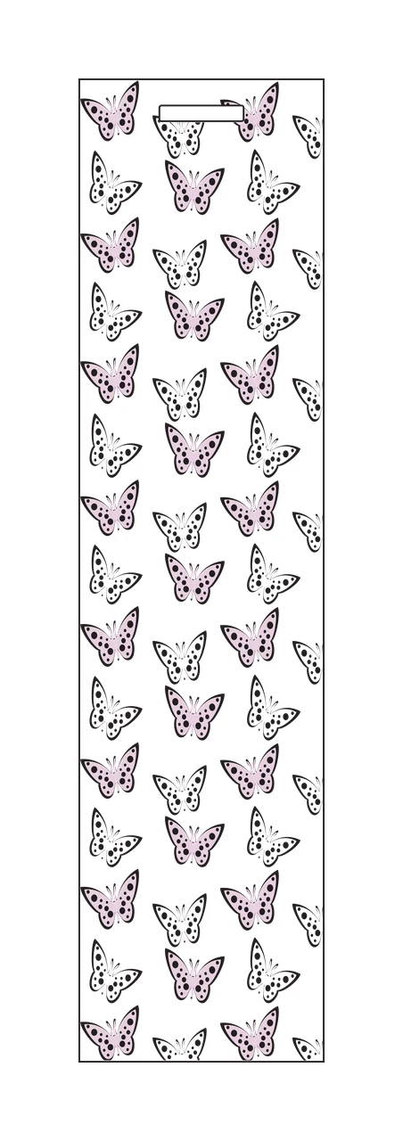 Patterned Butterfly Vertical Column Butterflies Flying Pattern