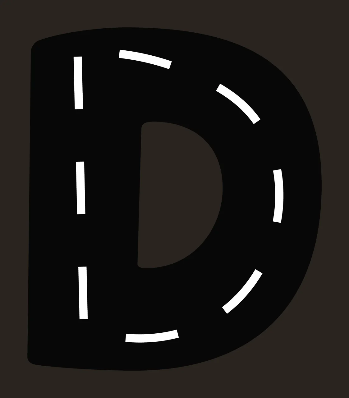 Can Glass Wrap D Letter Shaping With Road contrast preview thumbnail