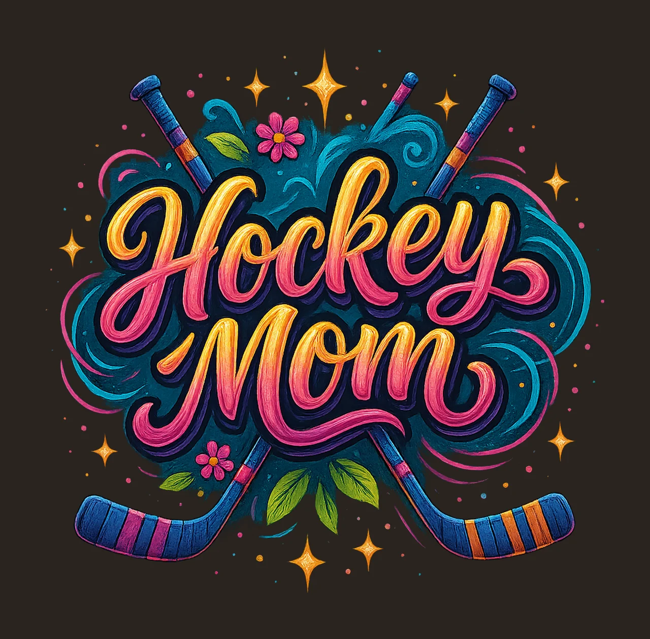Hockey Mom Sports Mom Sublimation Design Game Day Sport contrast preview thumbnail
