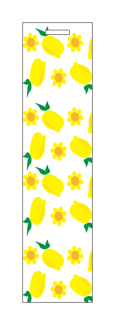 Lemon And Flower Repeating Pattern Lemons minimalist black