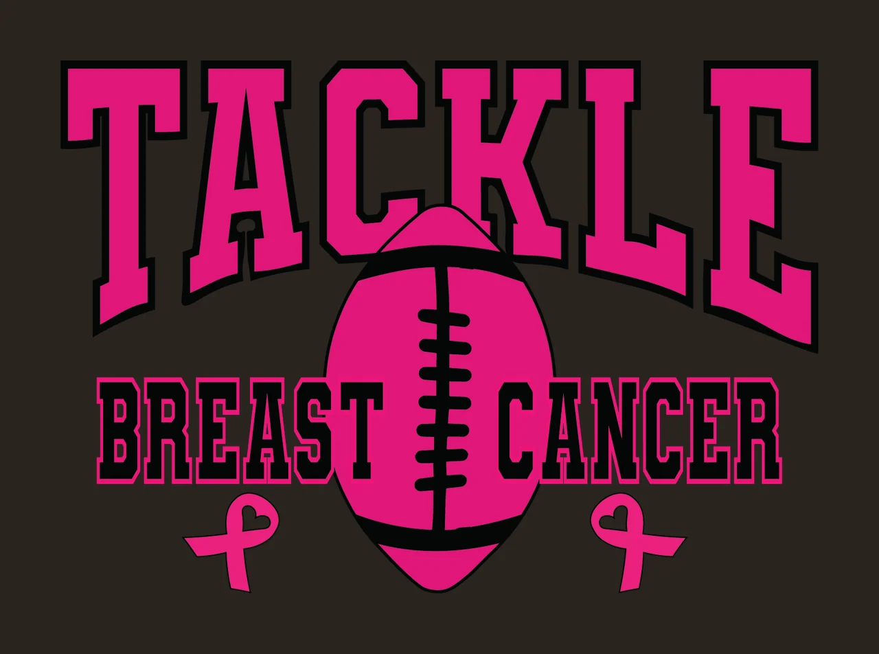 Can Glass Wrap Tackle Breast Cancer Football contrast preview thumbnail