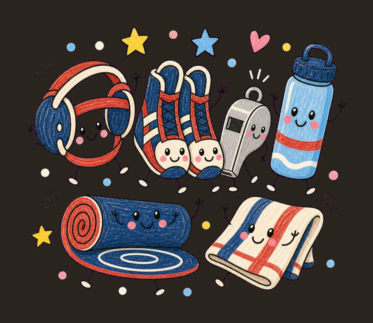 wrestling 04 cozy crayon sublimation instant shirt design contrast preview thumbnail