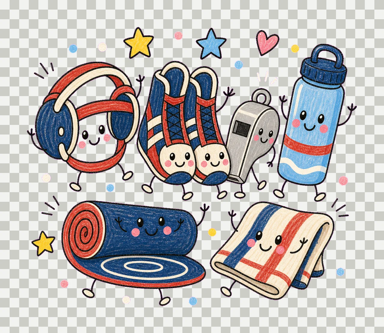 wrestling 04 cozy crayon sublimation instant shirt design transparency and detail preview thumbnail