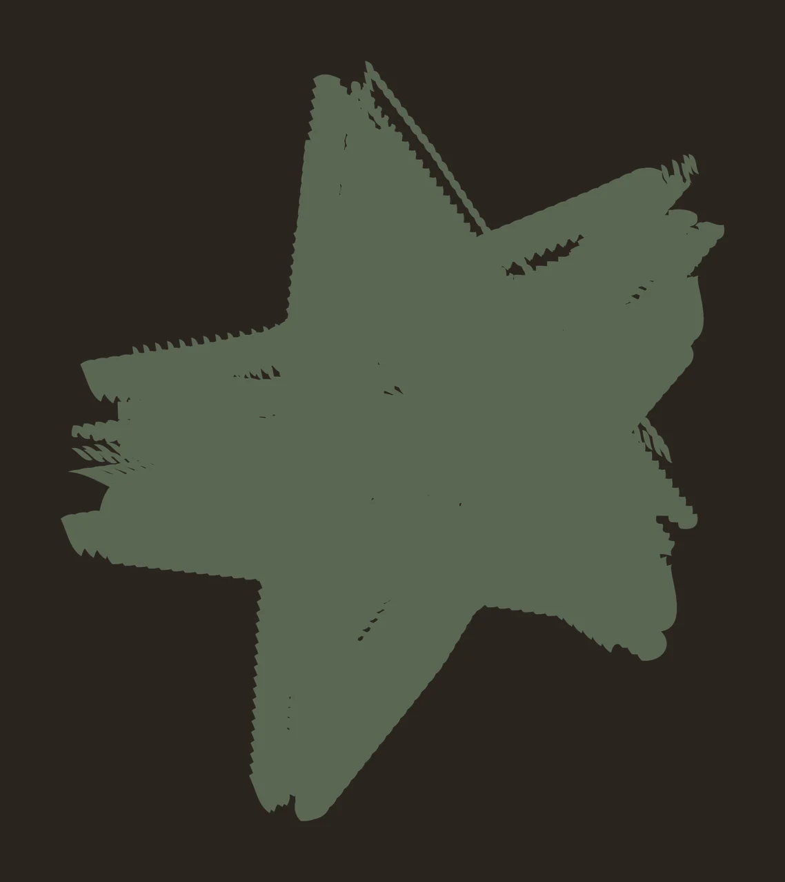 Paint Black Star Shape Stroke grunge texture 78 F16 brush contrast preview thumbnail