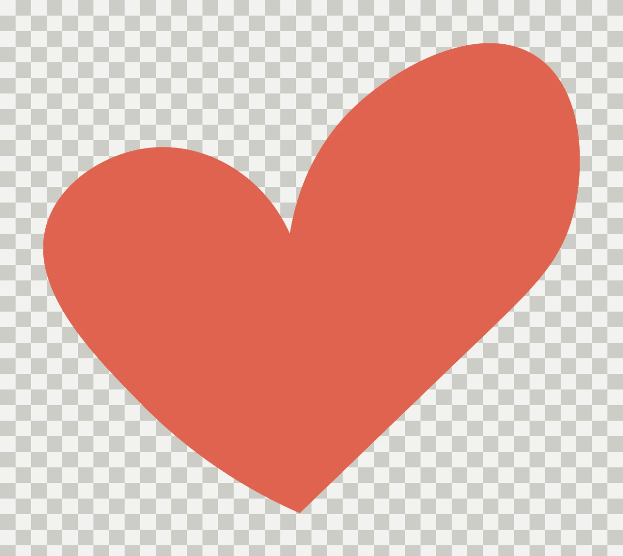 Solid Black Tilted Heart Symbol silhouette shape love romance transparency and detail preview thumbnail