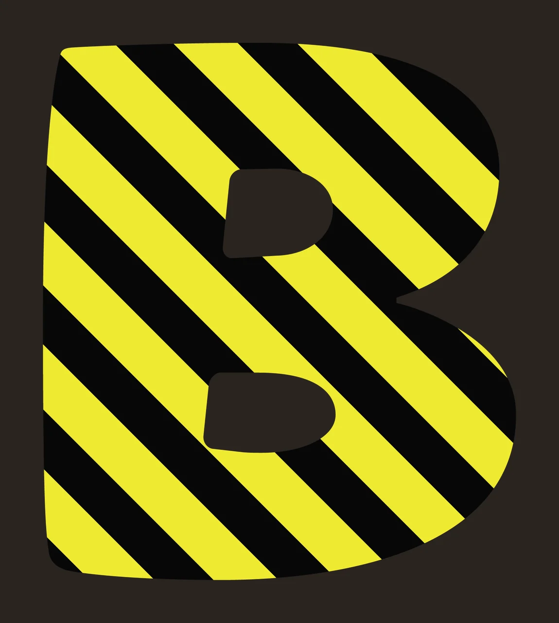 Construction Font Character 35 scalable logo design icon contrast preview thumbnail