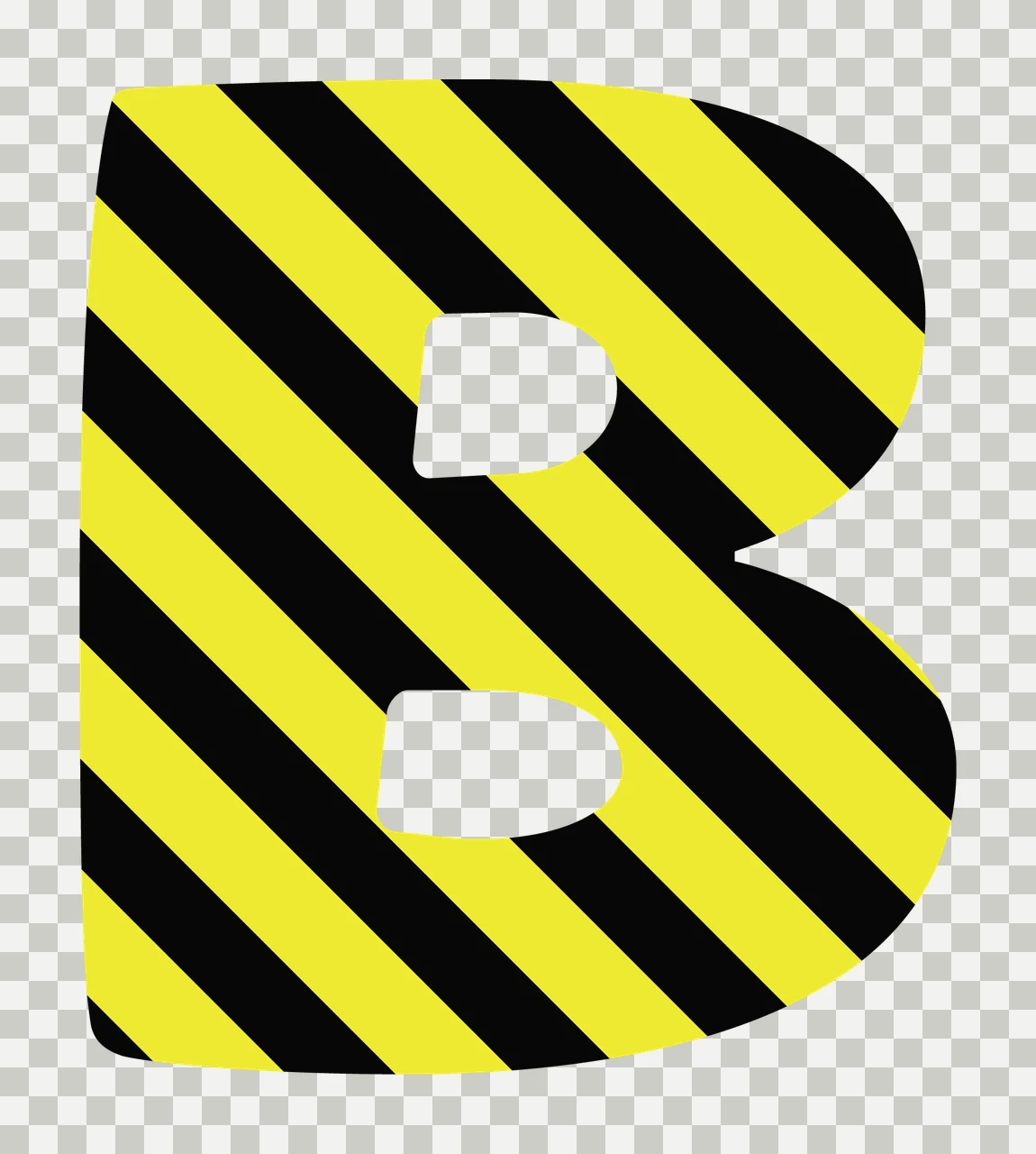 Construction Font Character 35 scalable logo design icon transparency and detail preview thumbnail