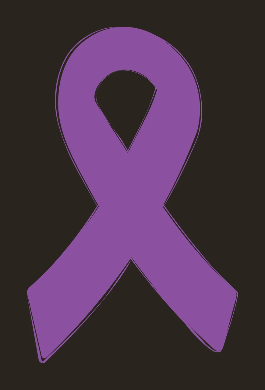 Awareness Ribbon Symbol Silhouette Symbolizing Graphic black contrast preview thumbnail