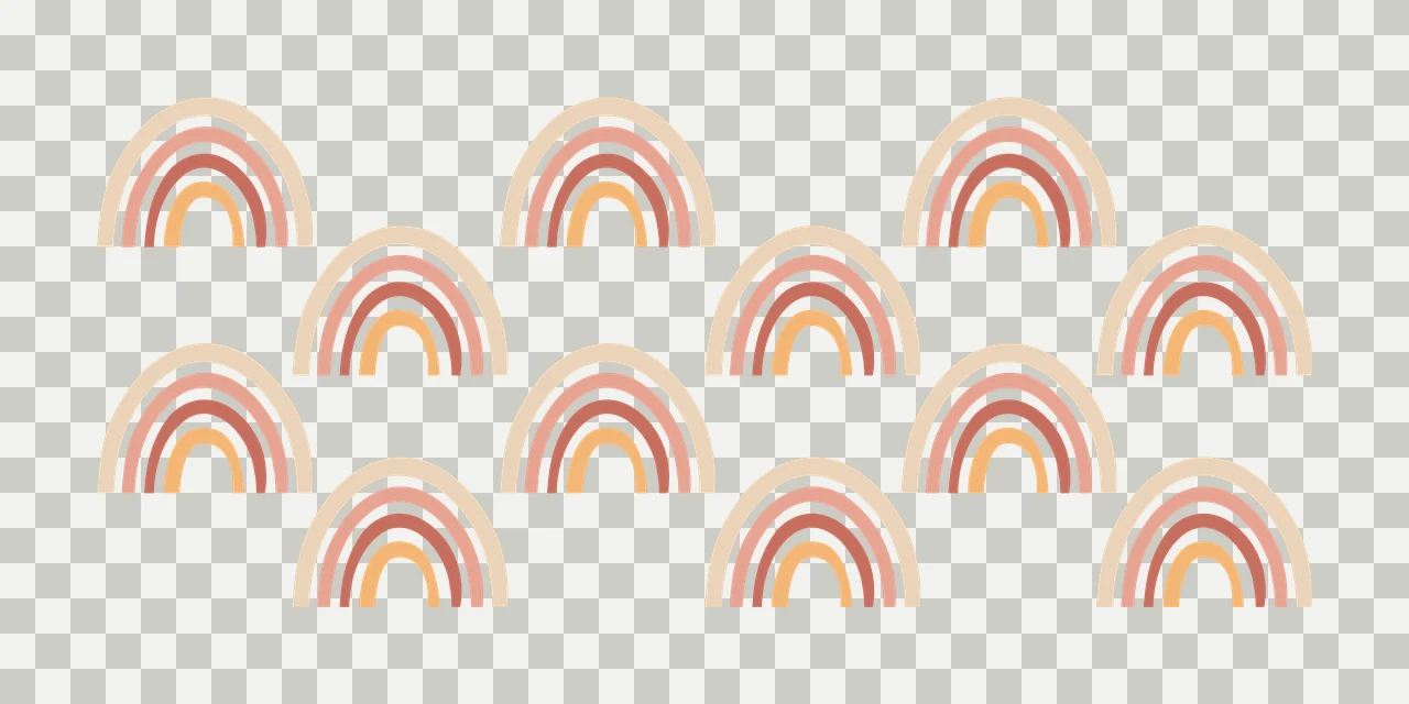 Can Glass Wrap Pattern Of Stacked Simple Arch rainbows arches transparency and detail preview thumbnail