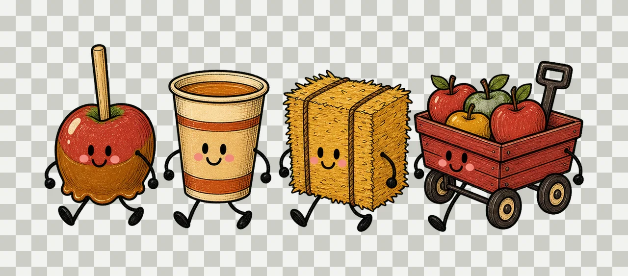 fall festival 01 walking lineup sublimation instant shirt transparency and detail preview thumbnail