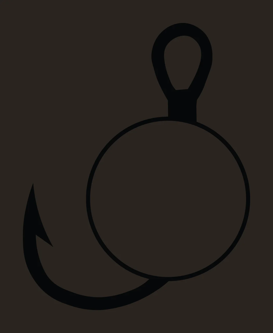 Fishing Hunting Monogram Character 18 fisherman angler bass contrast preview thumbnail