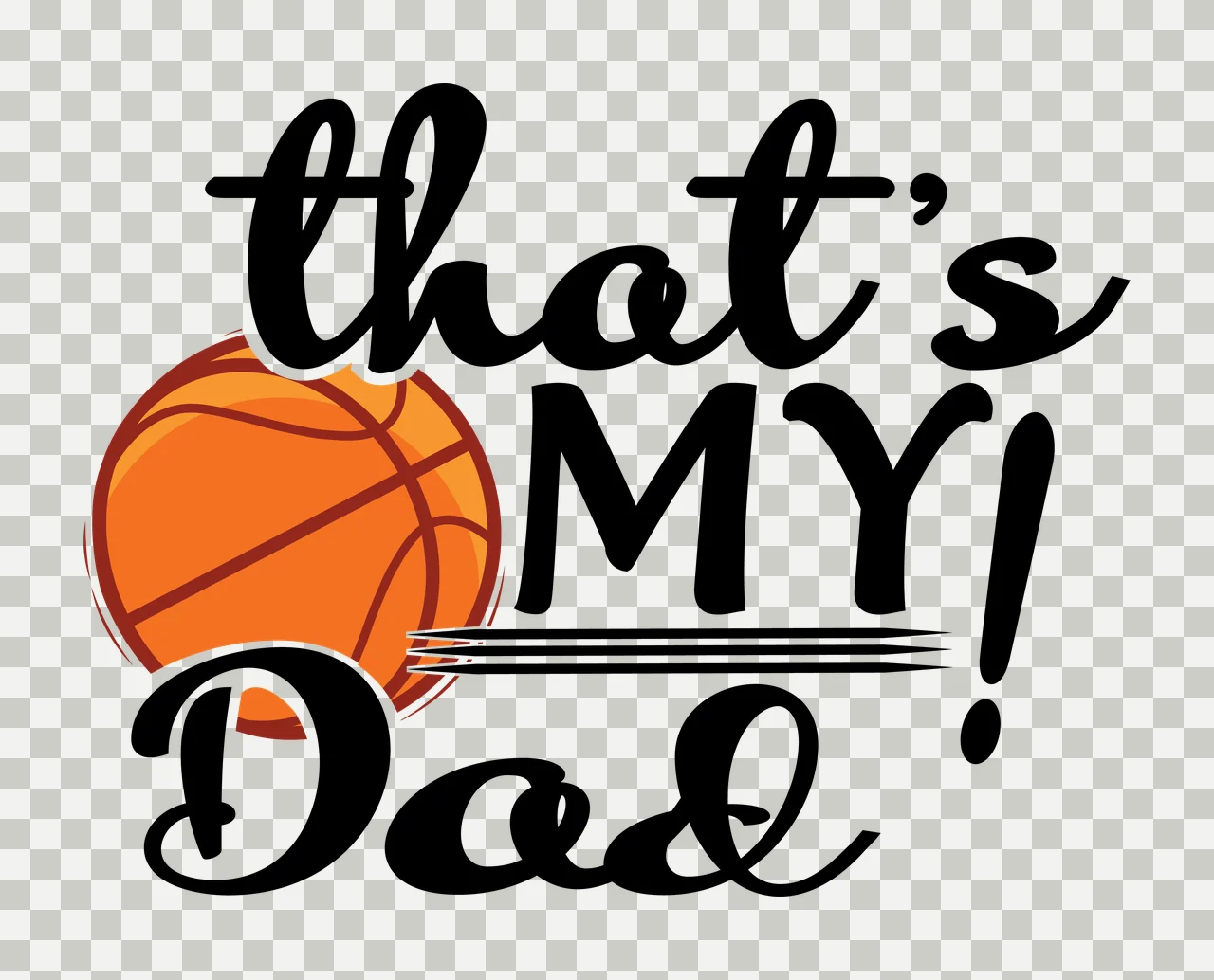 Basketball Sport Typography black white ball 1 6 F16 Basket 2024 that transparency and detail preview thumbnail