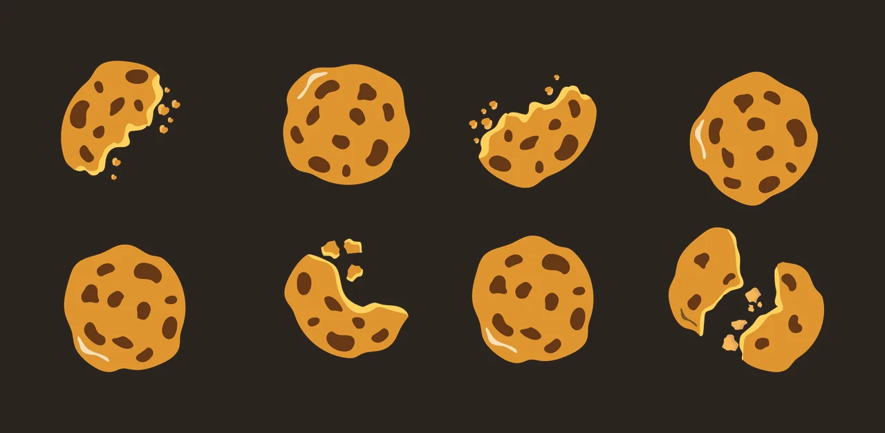Can Glass Wrap Set Of Black Cookie Silhouettes cookies biscuits contrast preview thumbnail