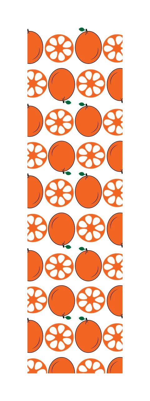 Citrus Fruit Pattern With Slices fruits repeating whole flat graphic