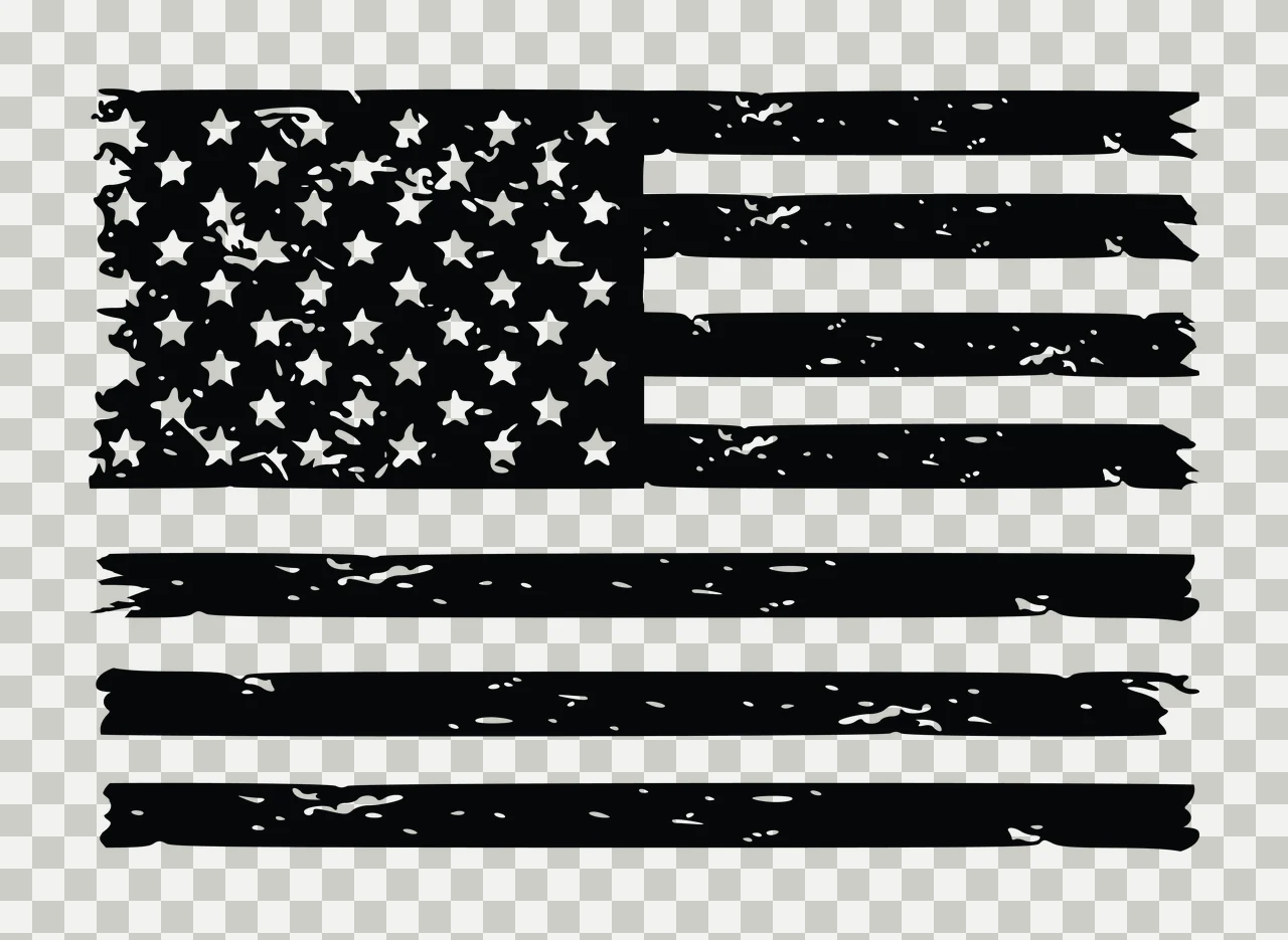 Flag Distressed Graphic With Two Black Horizontal Stripes displaying transparency and detail preview thumbnail