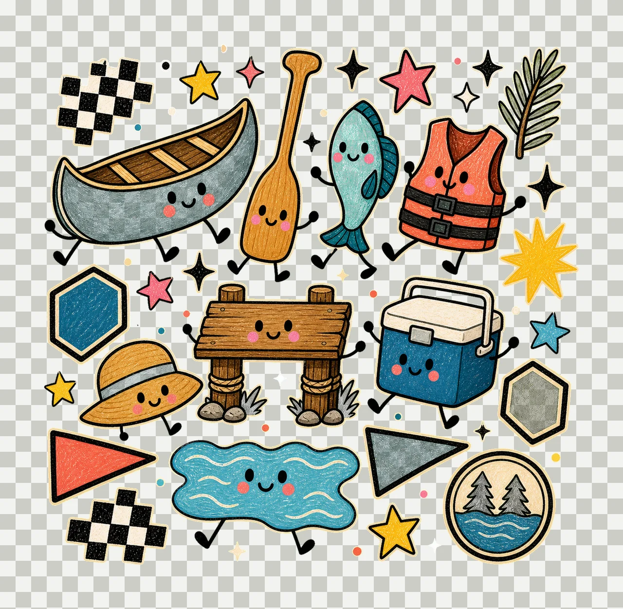 lake life summer 03 retro varsity sublimation instant shirt transparency and detail preview thumbnail