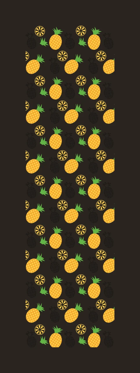 Pineapple And Citrus Slice Pattern black white fruit monochrome contrast preview thumbnail