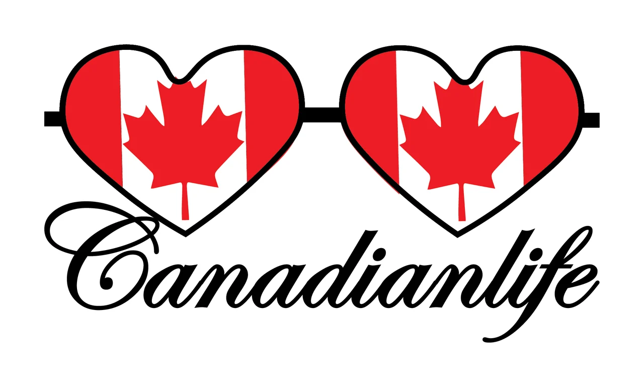 Canadianlife Heart Sunglasses Maple Leaf glasses and minimalist