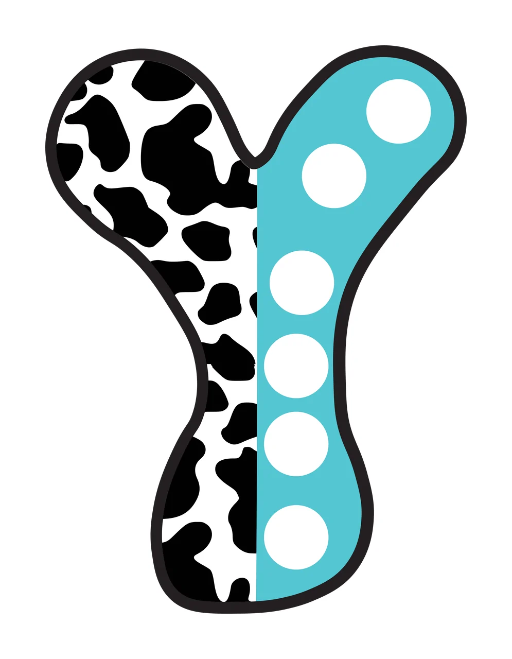 Half Cow Bright Font Dalmatian Race Doodle Leopard Character 18 racing