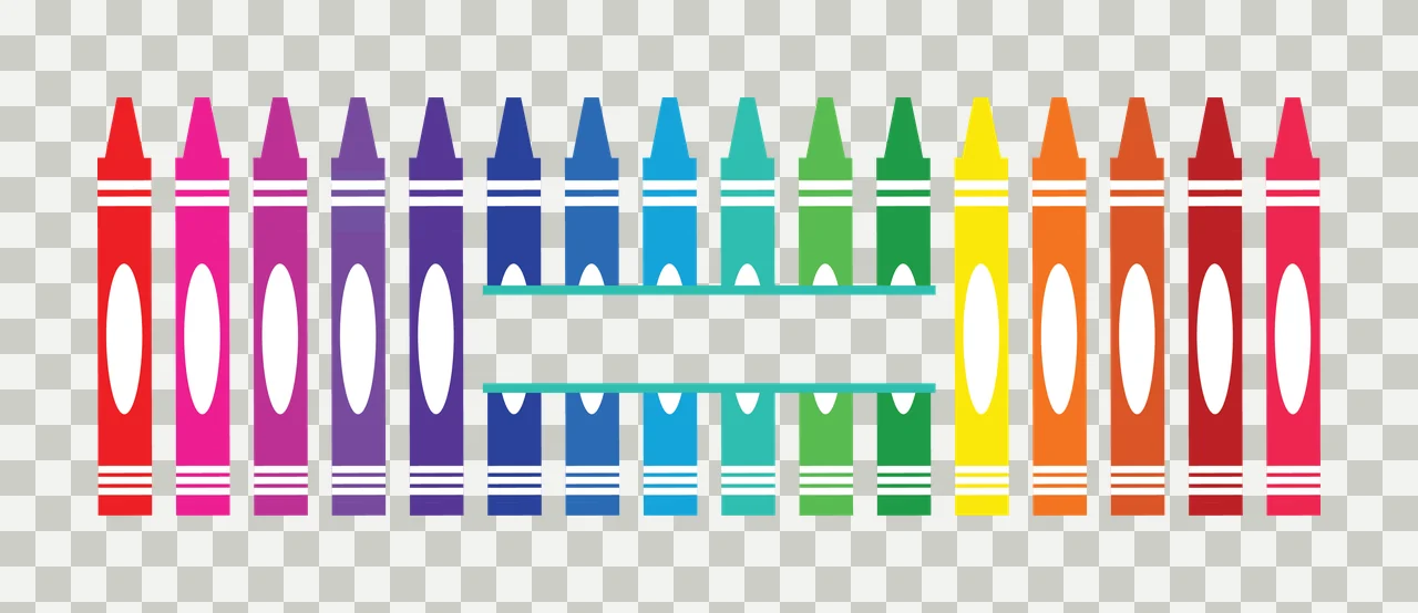 Can Glass Wrap Crayons Aligned With Text Gap transparency and detail preview thumbnail