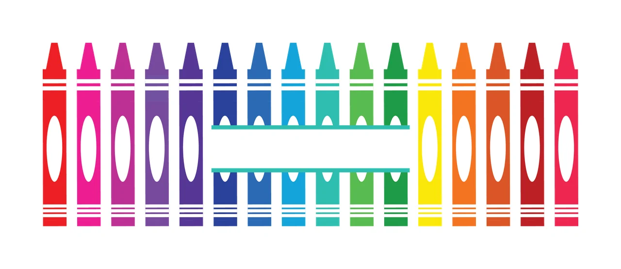 Can Glass Wrap Crayons Aligned With Text Gap