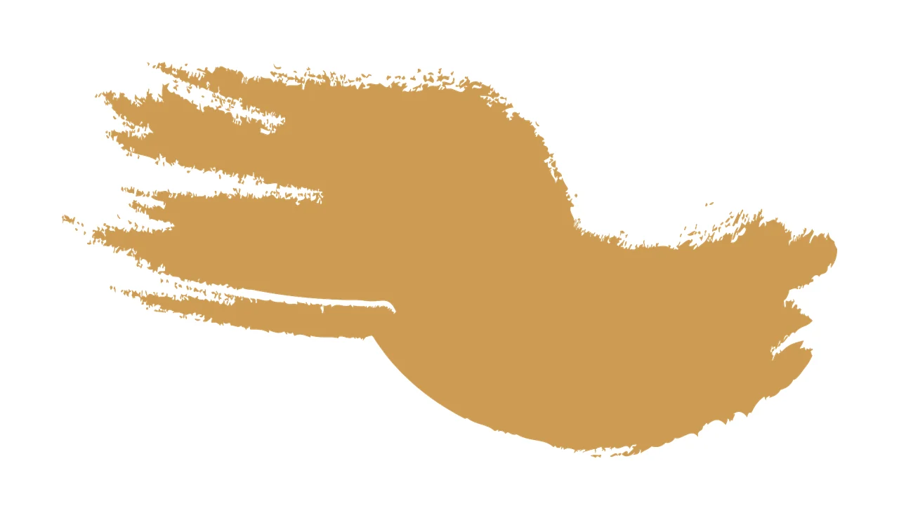 Curved Black Horizontal Brushstroke brushed mark abstract and white