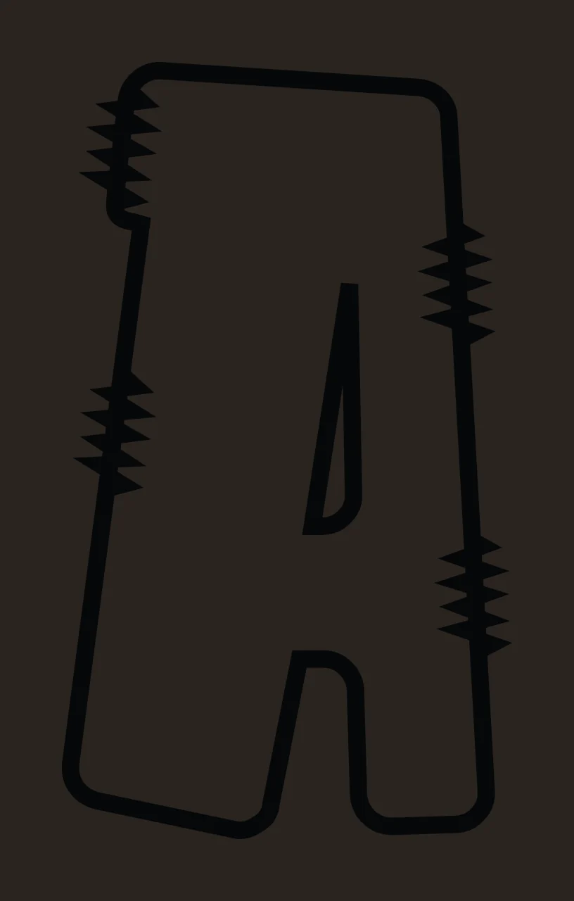 Letters Doodle Character 36 hand drawn sketch whimsical scalable contrast preview thumbnail