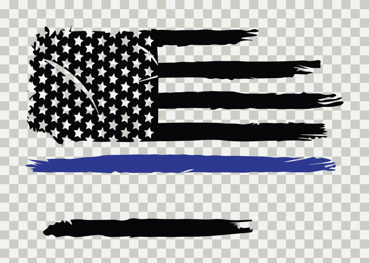 Flag American Distressed Horizontal Striping stars stripes transparency and detail preview thumbnail