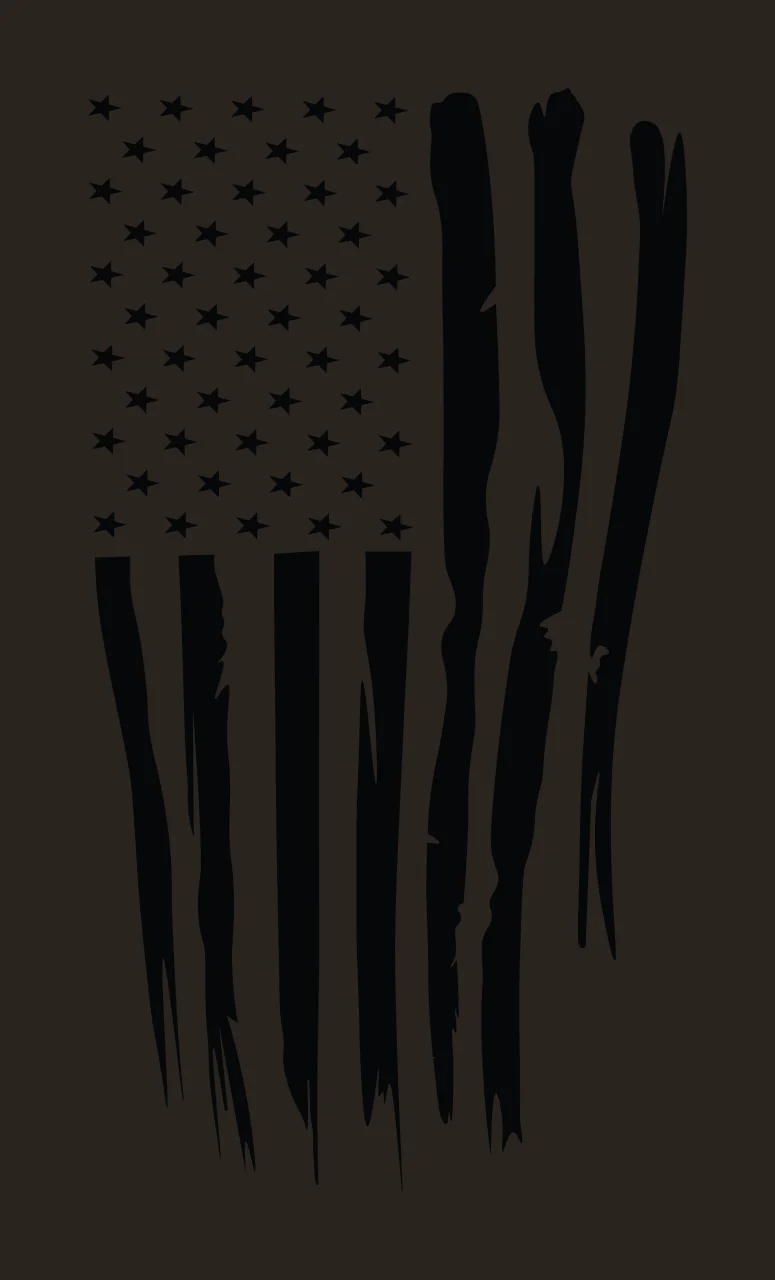 Flag Stars American Vertical Grunge Style stripes black white contrast preview thumbnail