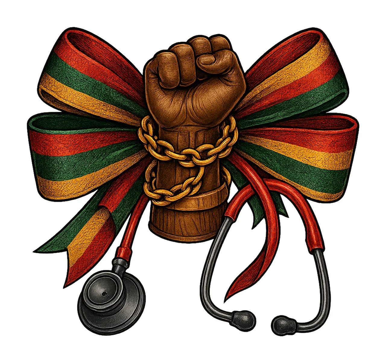 Black History Month Nurse Coquette African American Pride