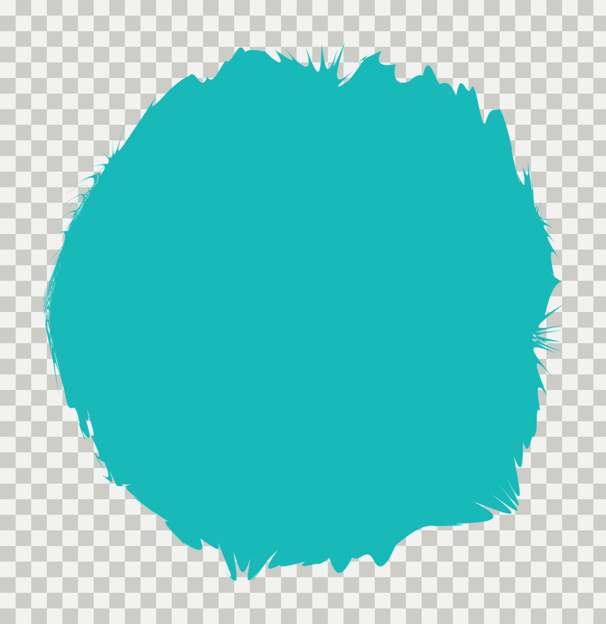 Brush Black Circle With Rough Textured Edges texture round transparency and detail preview thumbnail