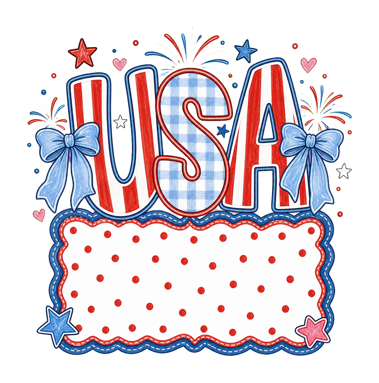Independence Name Plate American Design Kids Variation C