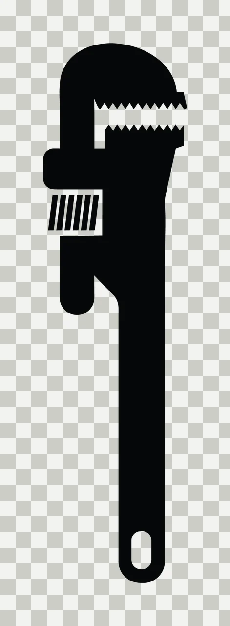 Can Glass Wrap Heavy Duty Pipe Wrench Icon transparency and detail preview thumbnail