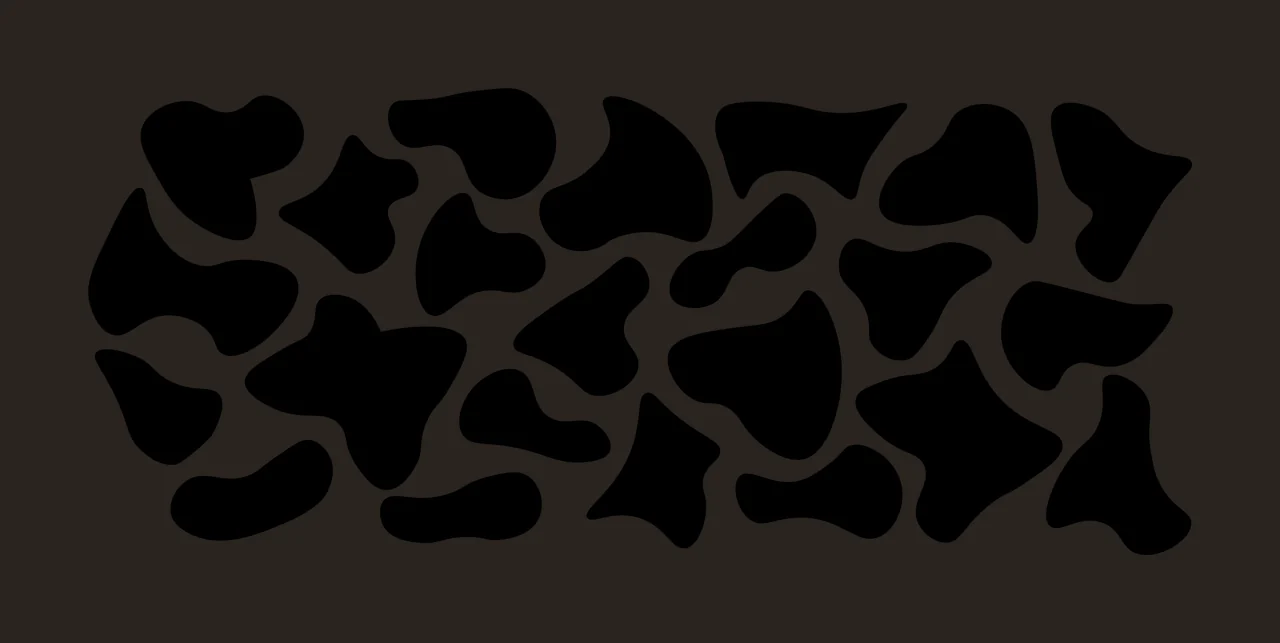 Can Glass Wrap Black Irregular Organic Shape Pattern spot spots contrast preview thumbnail