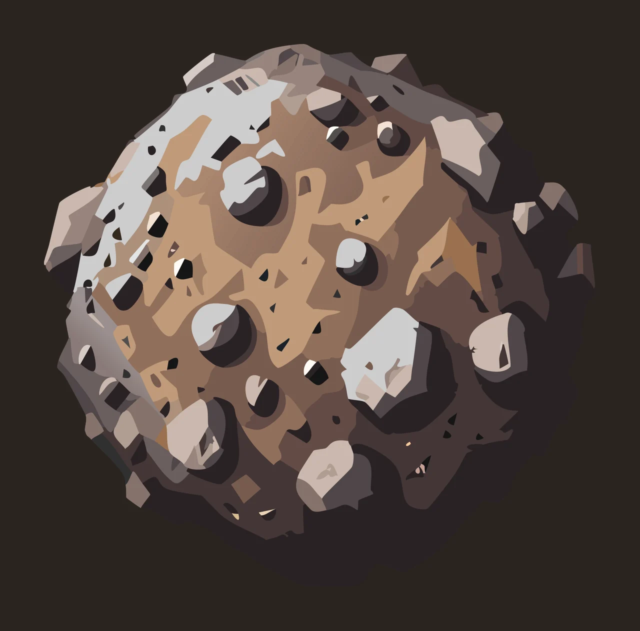 Rough Textured Dark Sphere Object texture line drawing black contrast preview thumbnail
