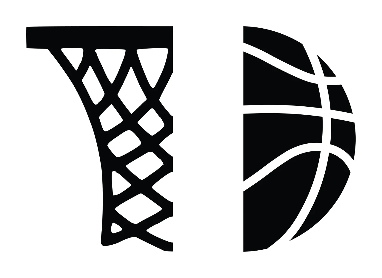 Basket Ball Fire Name Font Character 06 scalable logo design